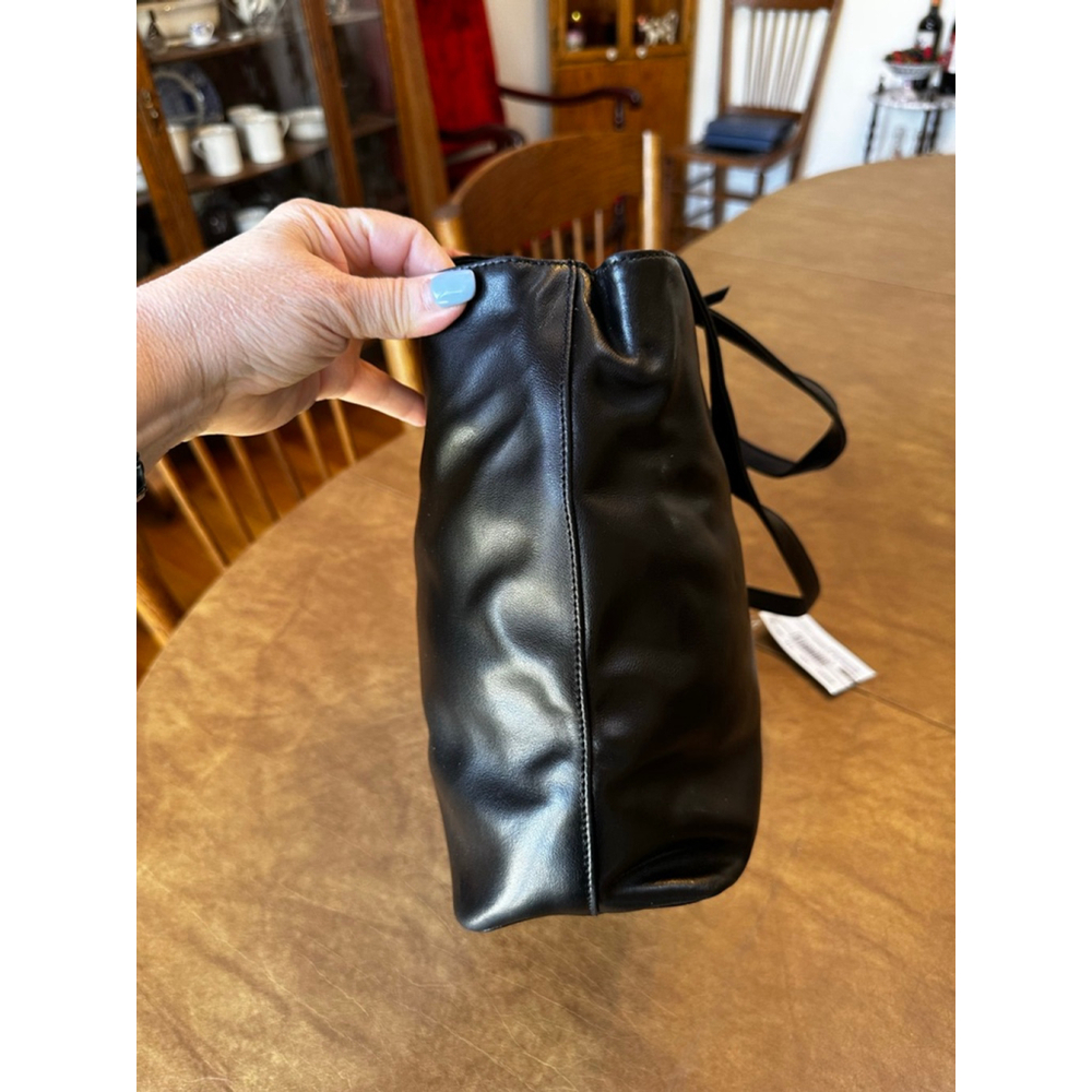 Gianni Versace Black Leather Medusa Tote Bag - Picture 7 of 13